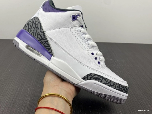 Rep MAX Jordan 'Dark Retro 3 CT8532-105 Iris' Air 0818